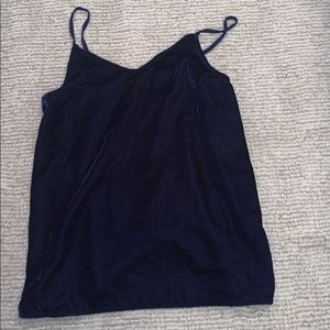 navy blue going out top